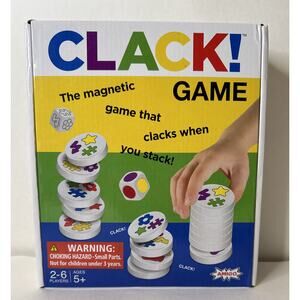 Clack Board Game New Sealed Kids Toy Family Game 5+ Magnet Stacking Game